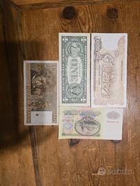 lotto vecchie banconote