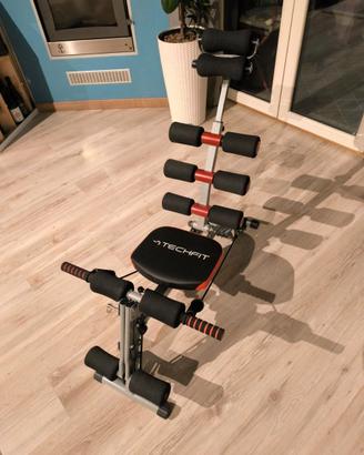 TechFit Panca Multifunzione 6 in 1 addominali etc