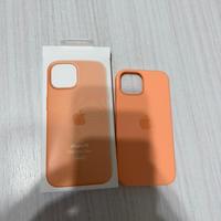 Cover apple orange iphone 15 silicone