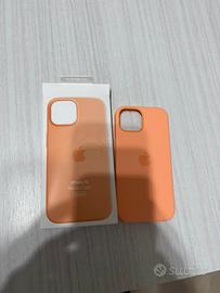 Cover apple orange iphone 15 silicone