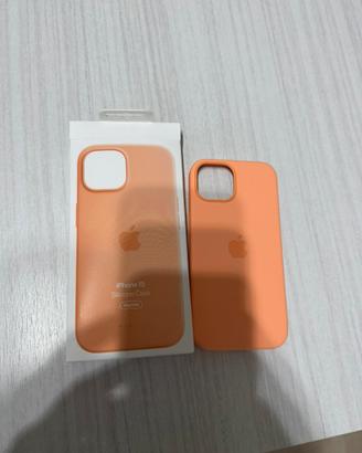 Cover apple orange iphone 15 silicone