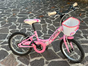 Bicicletta bambina Ciclo Piave ruote 16 pollici