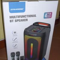 Cassa RGB per canto o Karaoke senza fili con 2 Mic