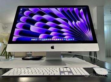 iMac 27 5K DOPPIO SSD 1tb+512gb RAM 32gb video 4gb