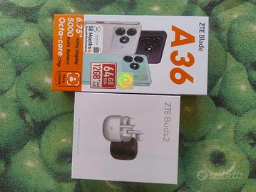 ZTE Blade A36 + Auricolari ZTE Buds 2 Nuovi