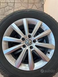 Cerchi vw tiguan con gomme termiche 