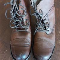 scarponcini da uomo in finta pelle per cosplay