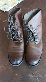 scarponcini da uomo in finta pelle per cosplay