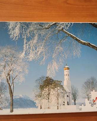 Puzzle 1500 pezzi  -  Paesaggio bavarese 