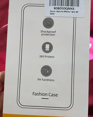 Cover + pellicole I phone 14 pro