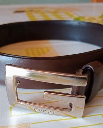 Cintura GUCCI Vintage in Pelle Taglia 85/34