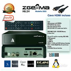 Decoder zgemma h8/2h LINUX ENIGMA 2 FHD - Audio/Video In vendita a