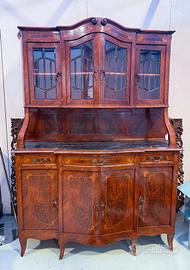 Credenza Liberty con vetrina primi'900
