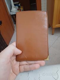 portafoglio in vera pelle 