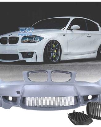 PARAURTI ANTERIORE BMW E81 E87 E82 04-13 LOOK 1M +