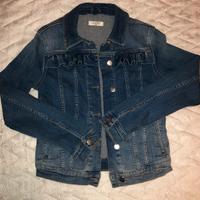 Giubbotto in denim con ruches tg 40/42