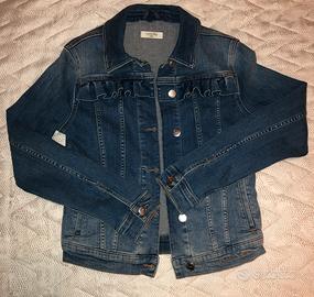Giubbotto in denim con ruches tg 40/42