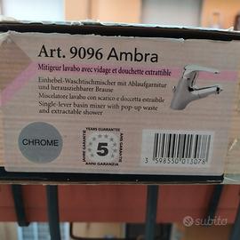 RUBINETTO MISCELATORE LAVABO DOCCETTA ESTRAIBILE E
