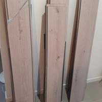 Pavimento in PVC ad incastro usato