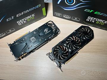 Doppia Scheda Video GeForce GTX 970 G1 gaming SLI