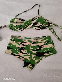 Costume bikini mimetico