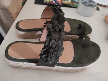 Sandalo tipo espadrillas 40/41