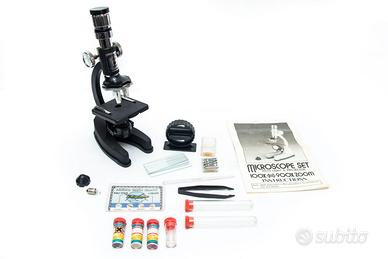 Set microscopio 100x-900x Edu-Toys anni 90