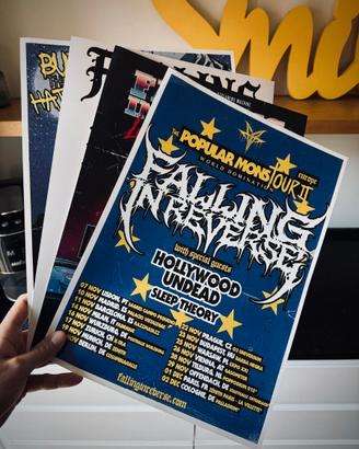 POSTER FALLING IN REVERSE A3 Premium