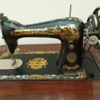 Macchina Per Cucire Singer In Ghisa Inizio '900