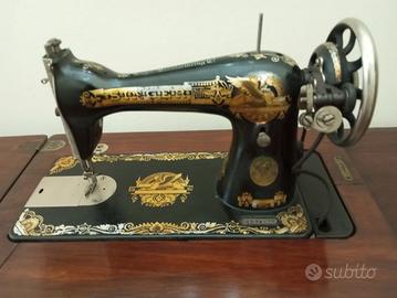 Macchina Per Cucire Singer In Ghisa Inizio '900