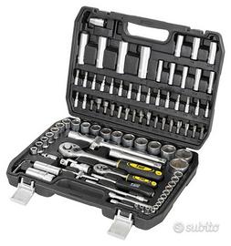 Kit chiavi bussola 94 pezzi pollici cromo-vanadio