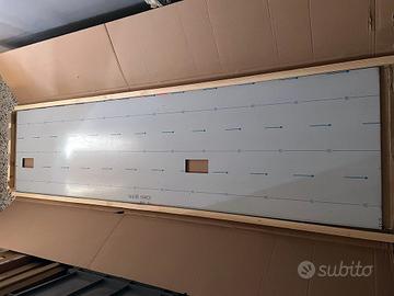 Pannello retrocucina in acciaio inox spazzolato