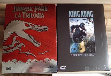 trilogia jurassic Park + king Kong 