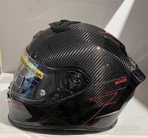 SCORPION EXO-R1 EVO CARBON AIR CYNERGY Red