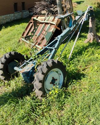 ponte trazionato per motozappa 