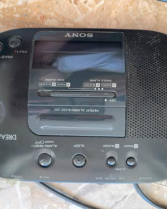 Radiosveglia Sony ICF-C730 FM/AM Vintage Originale