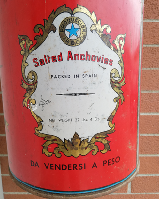 Latta pubblicitaria vintage