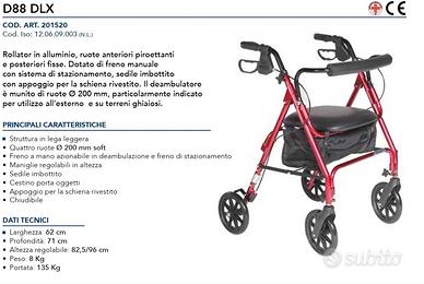 Deambulatore Rollator