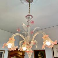 lampadario di Burano a tre luci