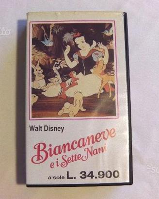 VHS Biancaneve e i sette nani ed. Eclecta (rarità)