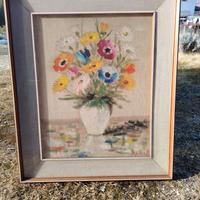 quadro con cornice e vetro