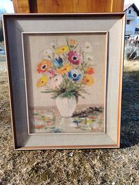 quadro con cornice e vetro