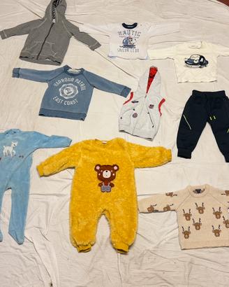 Abbigliamento inverno/primavera bimbo 12-18 mesi