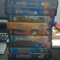 lotto 10 VHS classici Disney magie e leggende