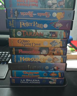 lotto 10 VHS classici Disney magie e leggende