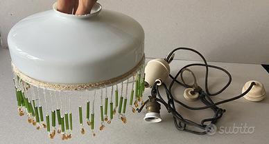 Lampadario LIBERTY con sali-scendi e perline