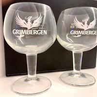 Coppia Calici Vintage Birra Grimbergen da Cl.33
