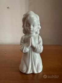 Statuina Bimba in preghiera Porcellana Capodimonte