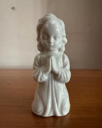 Statuina Bimba in preghiera Porcellana Capodimonte