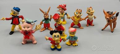 Pupazzi in gomma Walt Disney Production anni 80